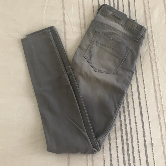 RSQ Ibiza Skinny Ripped Jeans in Light Grey - Size 0 - Picture 3 of 3